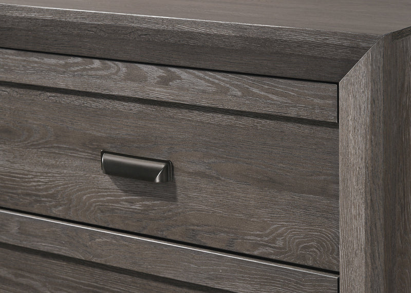 Adelaide Chest Brown, Contemporary Modern Wood, 5 Drawers