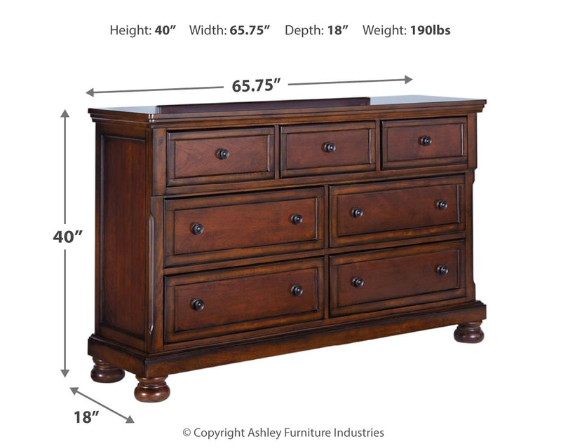 Porter Rustic Brown Dresser