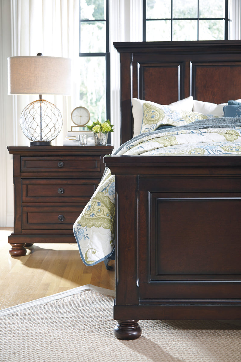 Porter Rustic Brown Nightstand