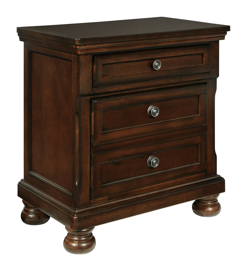 Porter Rustic Brown Nightstand