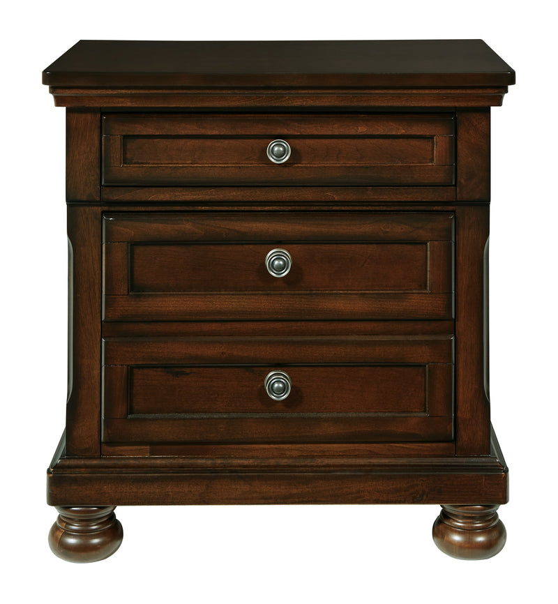 Porter Rustic Brown Nightstand