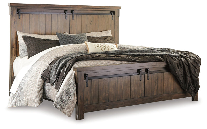 Lakeleigh Brown Queen Panel Bed