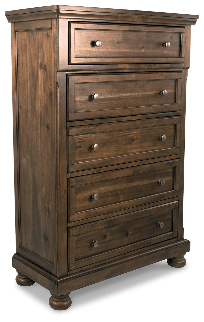 Flynnter Medium Brown Chest Of Drawers