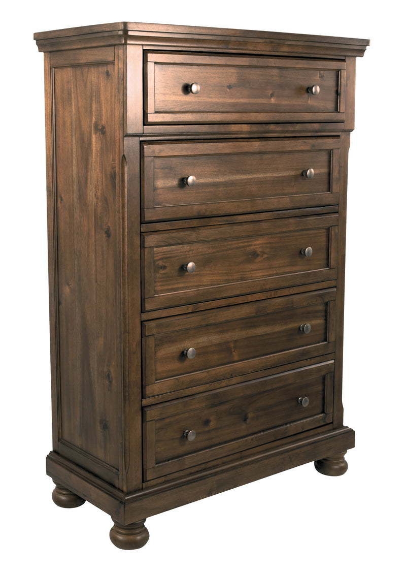 Flynnter Medium Brown Chest Of Drawers