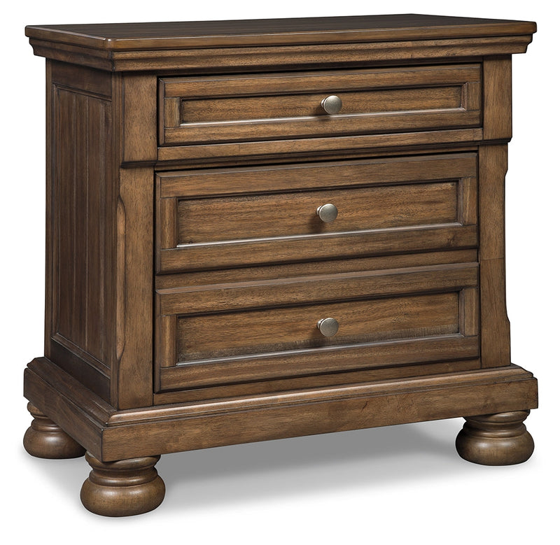 Flynnter Medium Brown Nightstand