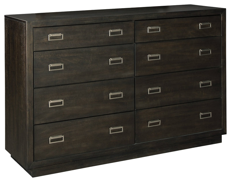 Hyndell Dark Brown Dresser