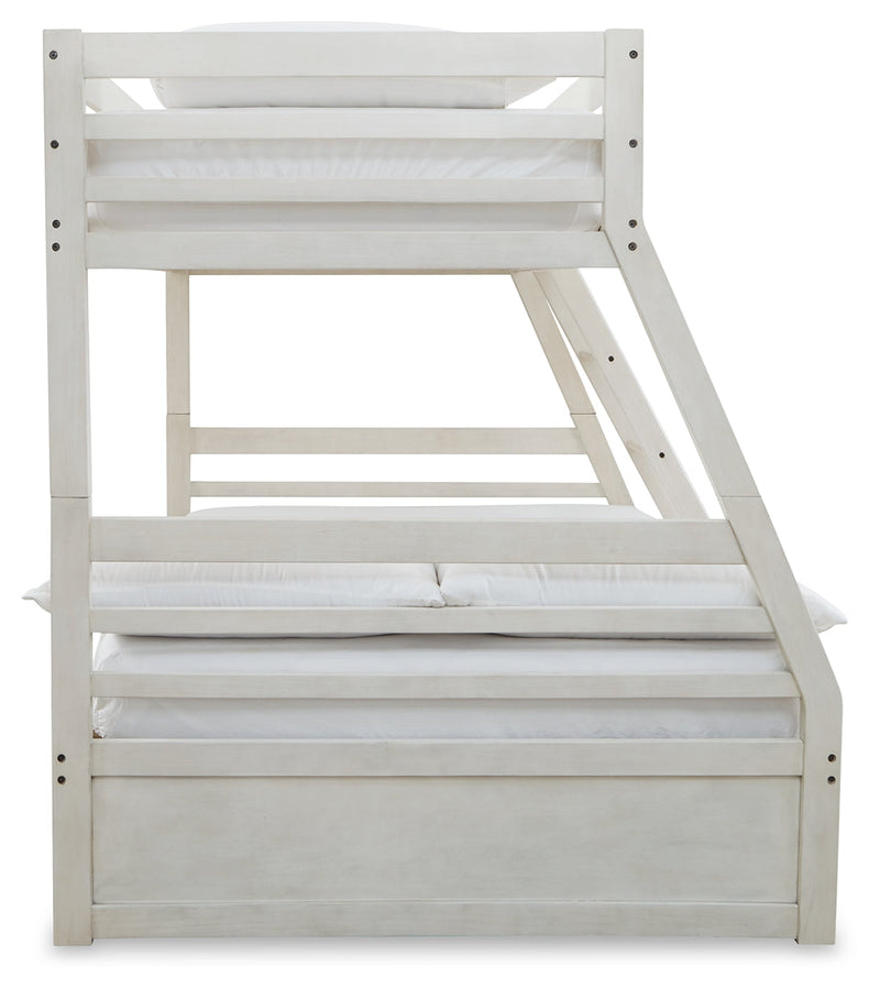 Robbinsdale Antique White Twin Over Full Bunk Bed