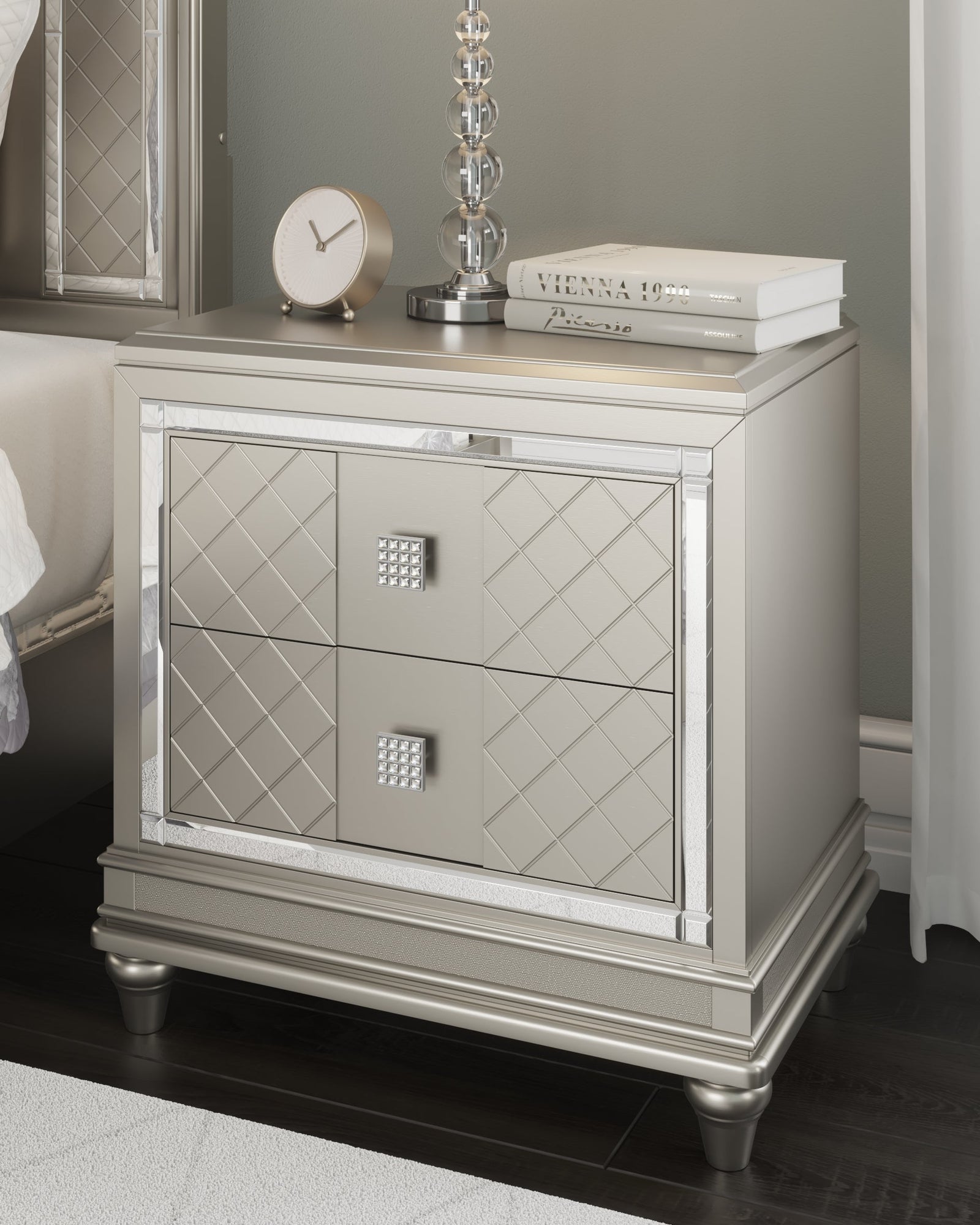 Chevanna Platinum Nightstand