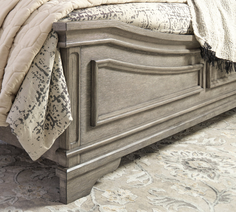 Lodenbay Antique Gray King Panel Bed