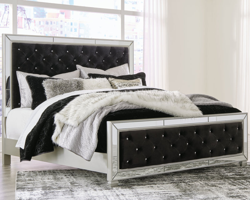 Lindenfield Silver Queen Upholstered Bed