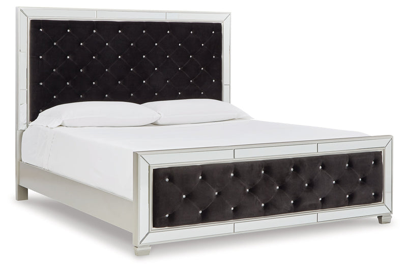 Lindenfield Silver Queen Upholstered Bed