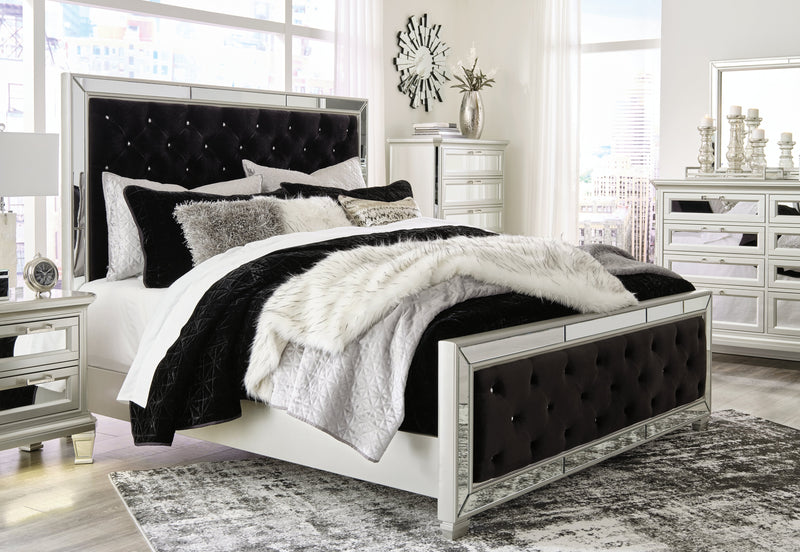 Lindenfield Black King Upholstered Bed