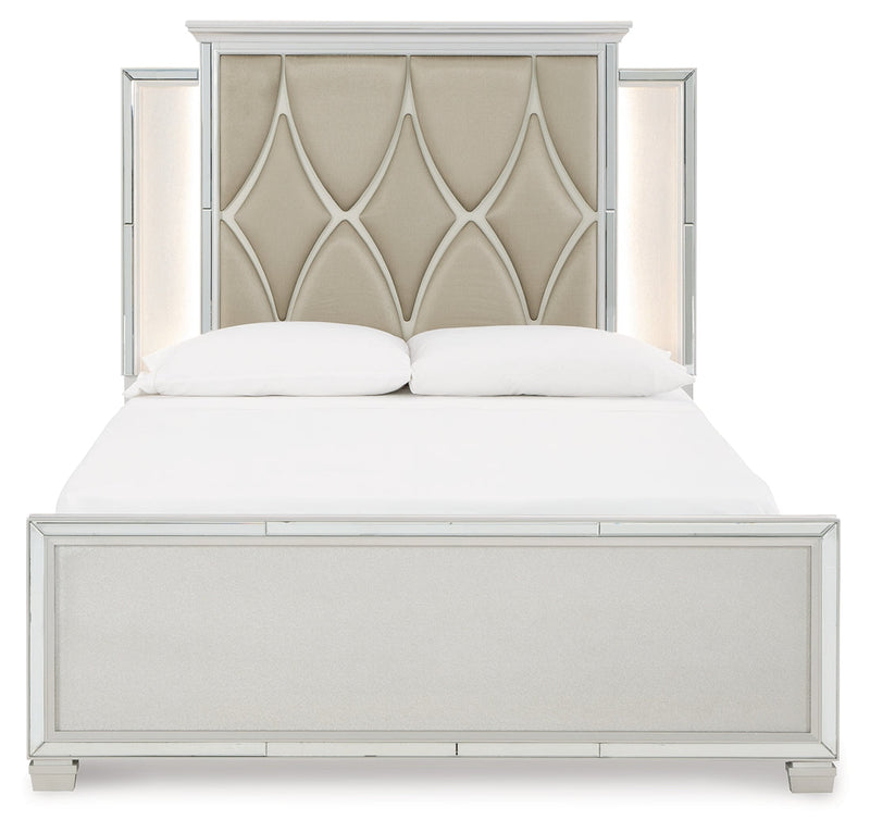 Lindenfield Silver Queen Panel Bed