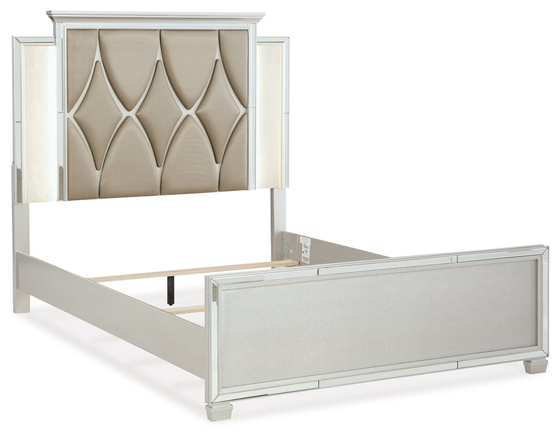 Lindenfield Silver Queen Panel Bed