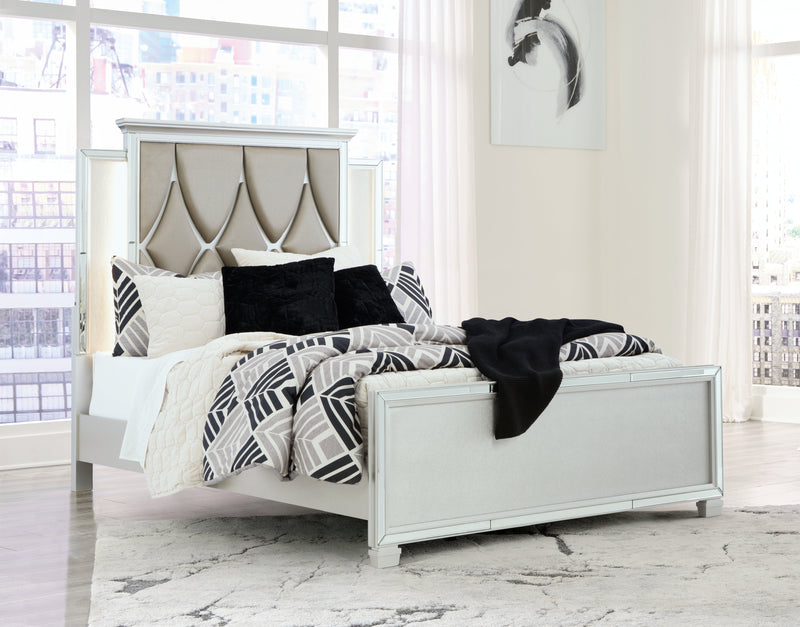 Lindenfield Silver Queen Panel Bed