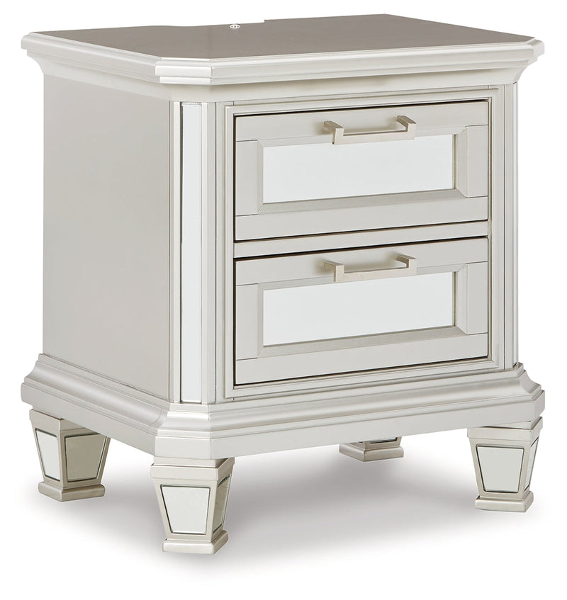 Lindenfield Silver Nightstand