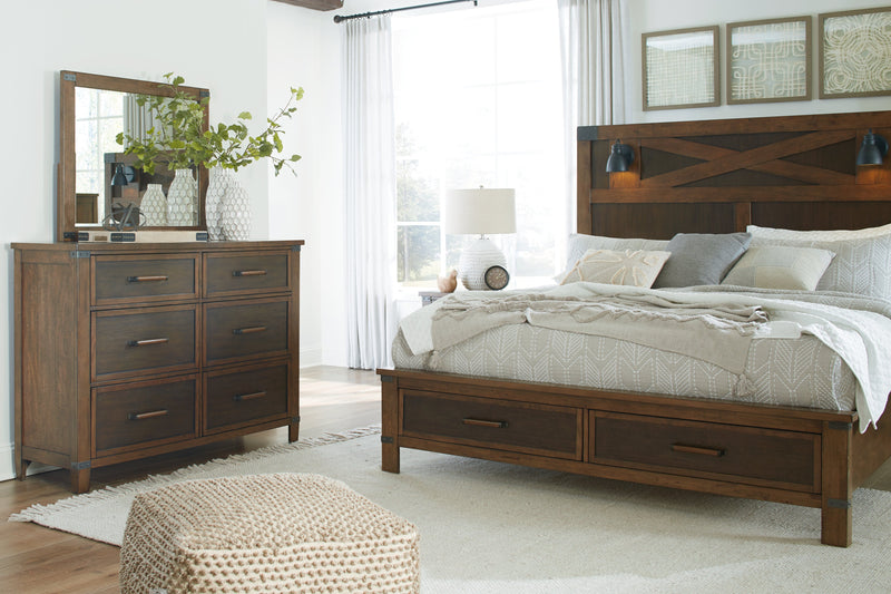 Wyattfield Two-Tone Dresser And Mirror