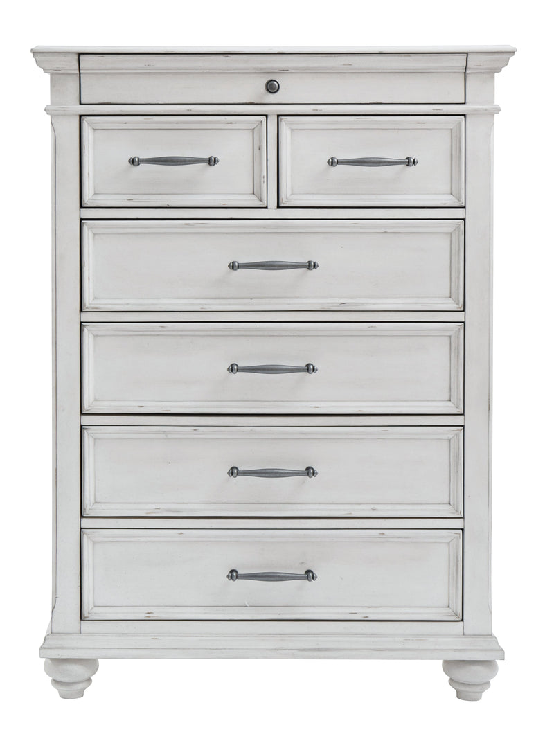 Kanwyn Whitewash Chest Of Drawers