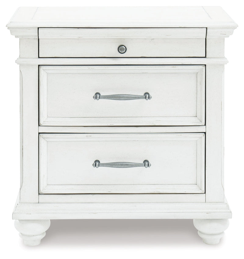 Kanwyn Whitewash Nightstand