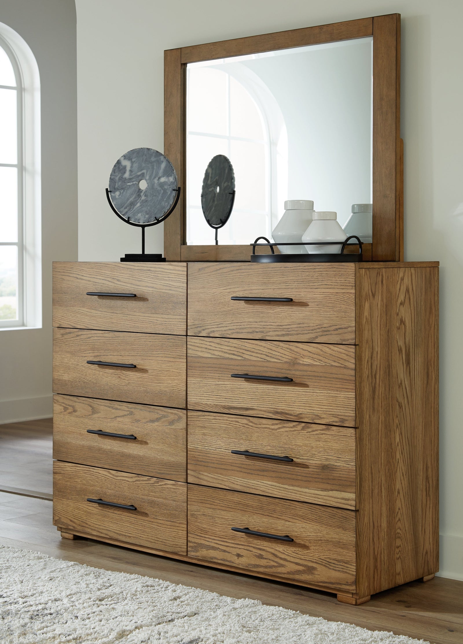 Dakmore Brown Dresser And Mirror