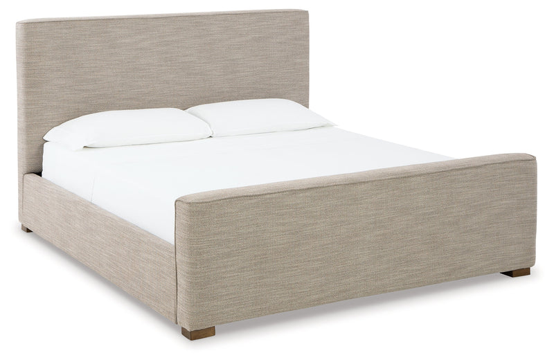 Dakmore Brown Queen Upholstered Bed