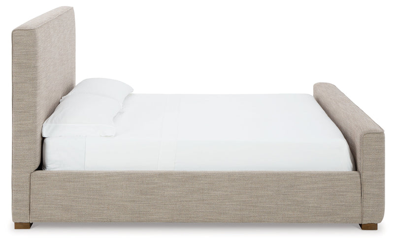 Dakmore Brown Queen Upholstered Bed