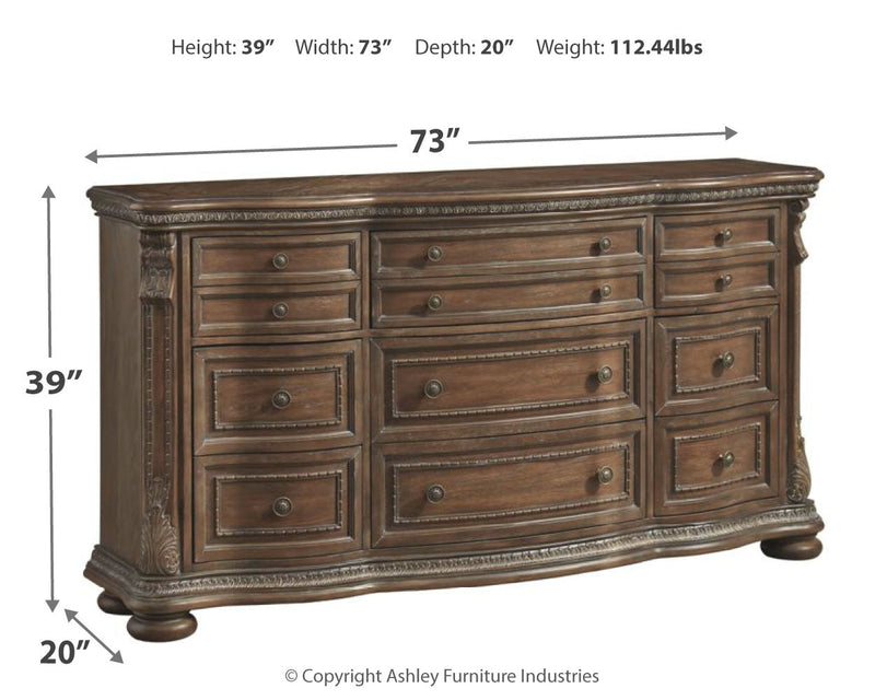 Charmond Brown Dresser