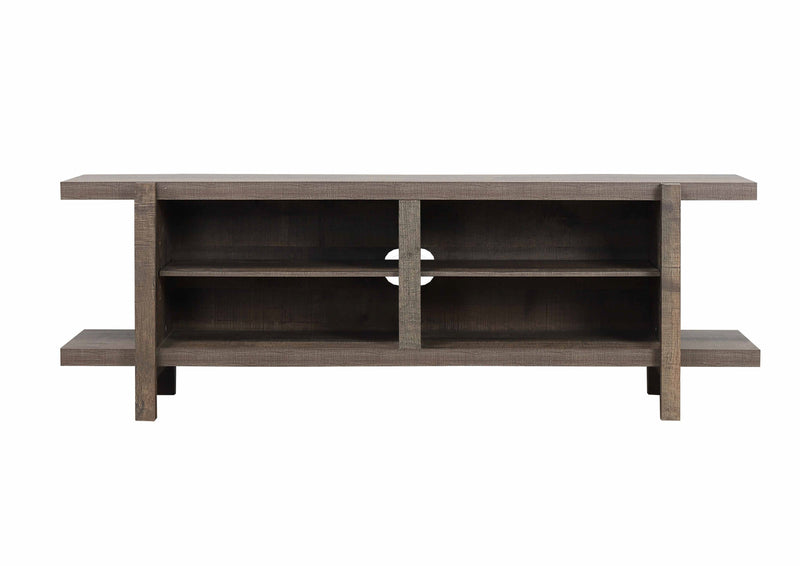 Tacoma Rustic Brown Modern TV Stand, Entertainment Cabinets, Natural Wood And Wood Legs For Living Room