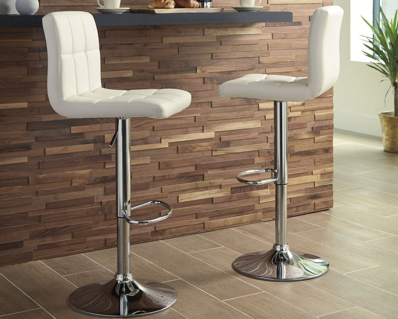 Bellatier Brown Black Adjustable Height Bar Stool