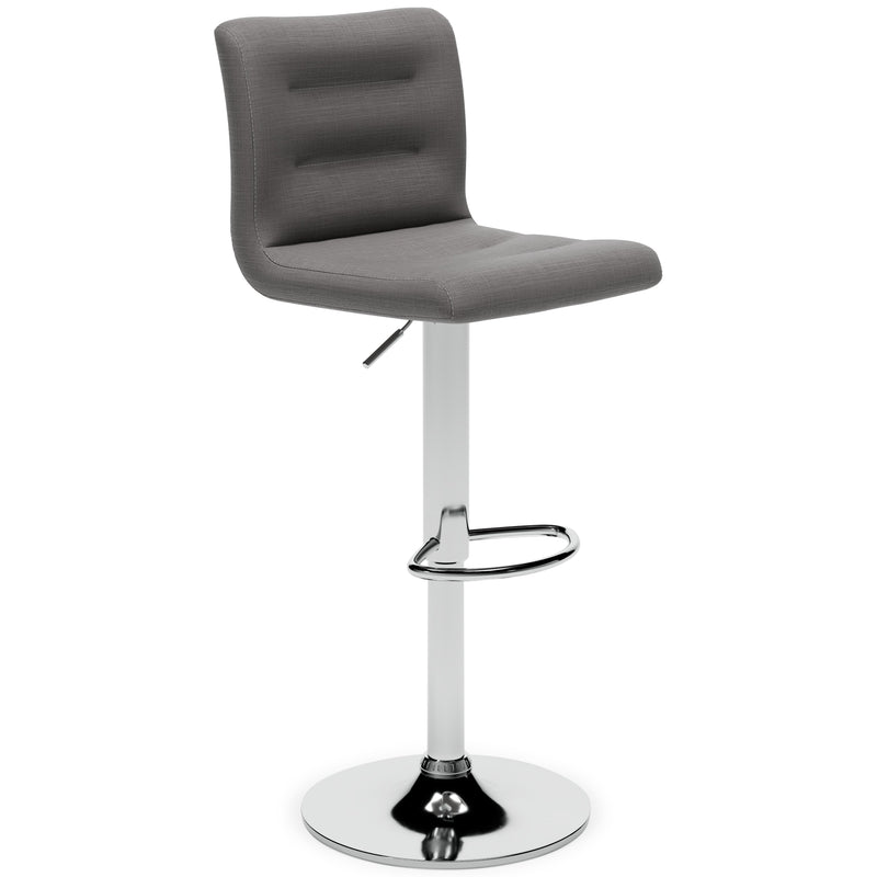 Pollzen Gray Bar Height Stool