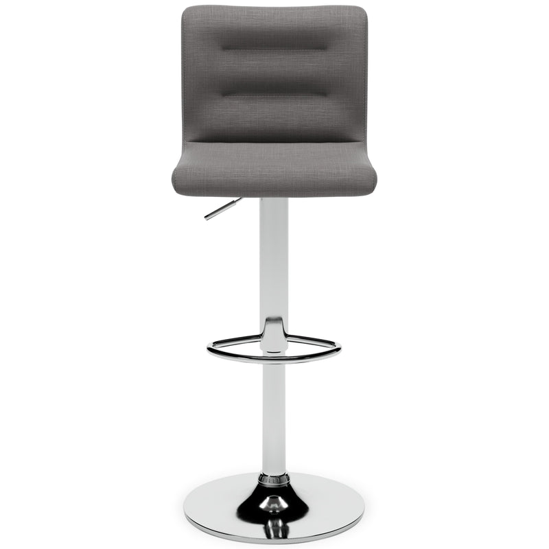 Pollzen Gray Bar Height Stool