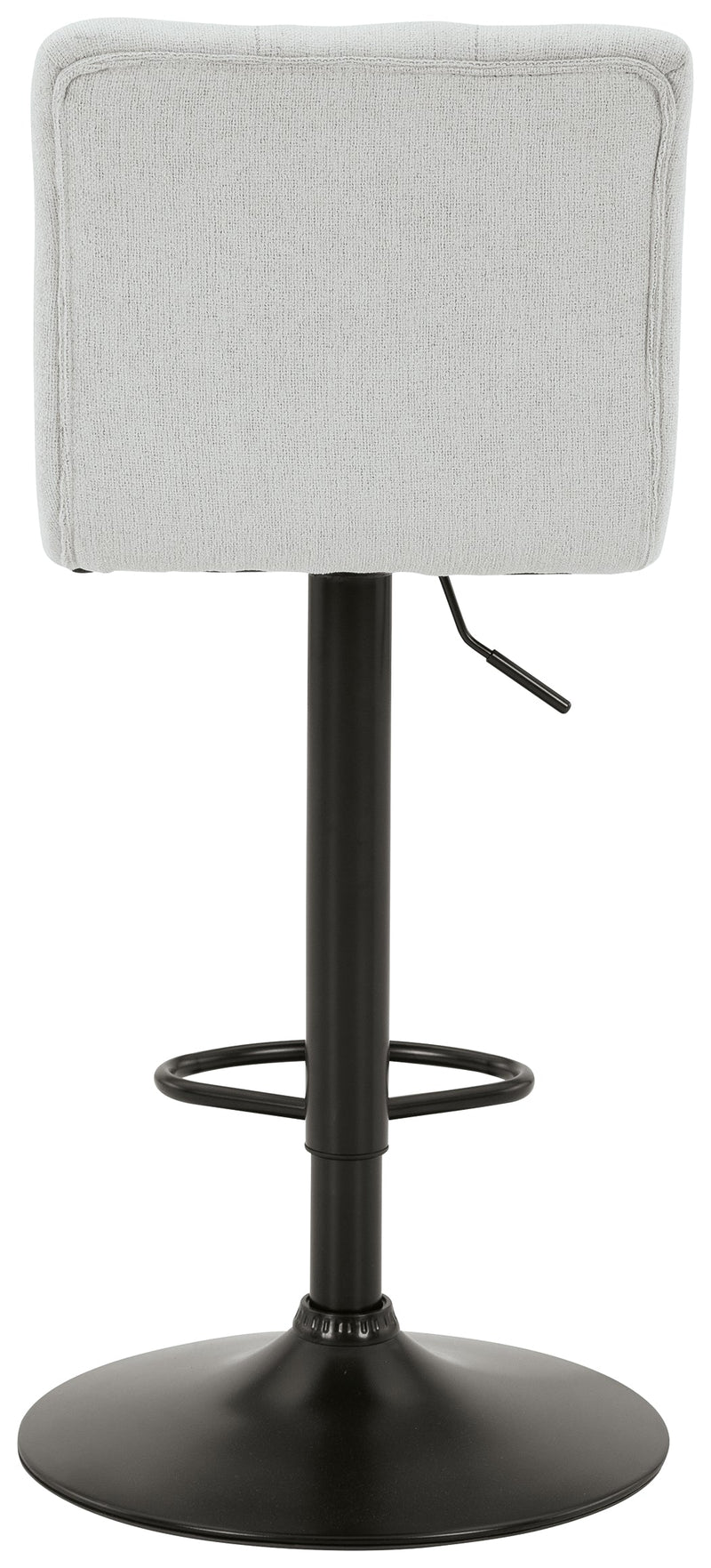 Gaddison Light Beige Black Bar Height Stool