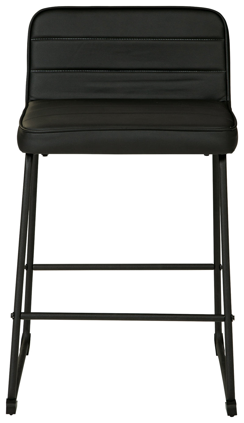 Nerison Black Counter Height Bar Stool