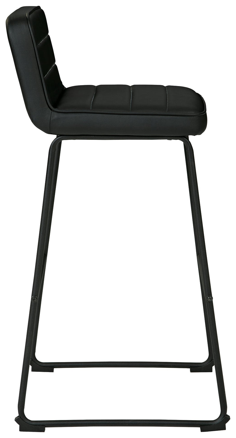 Nerison Black Bar Height Stool