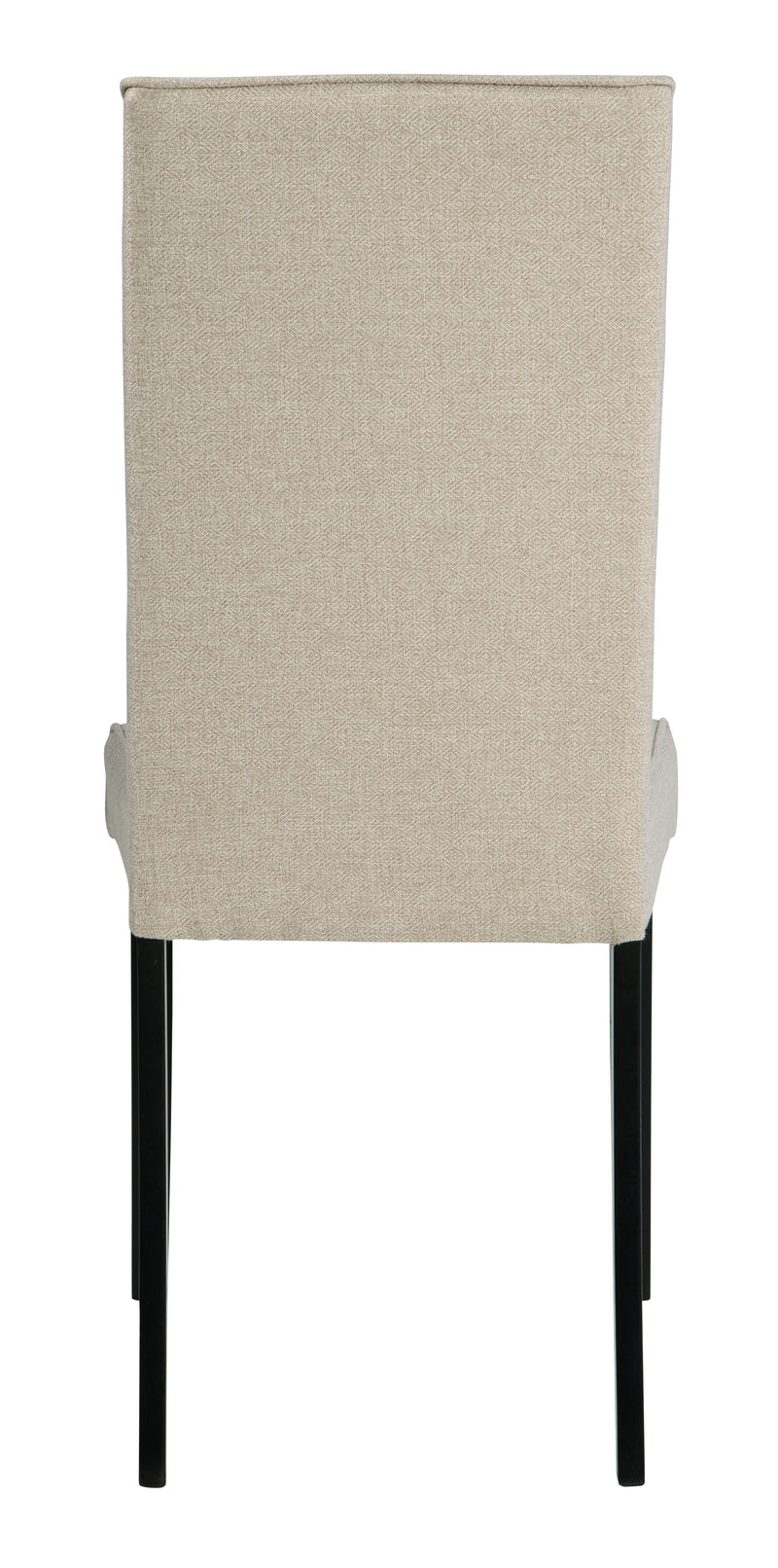 Kimonte Dark Brown Beige Dining Chair