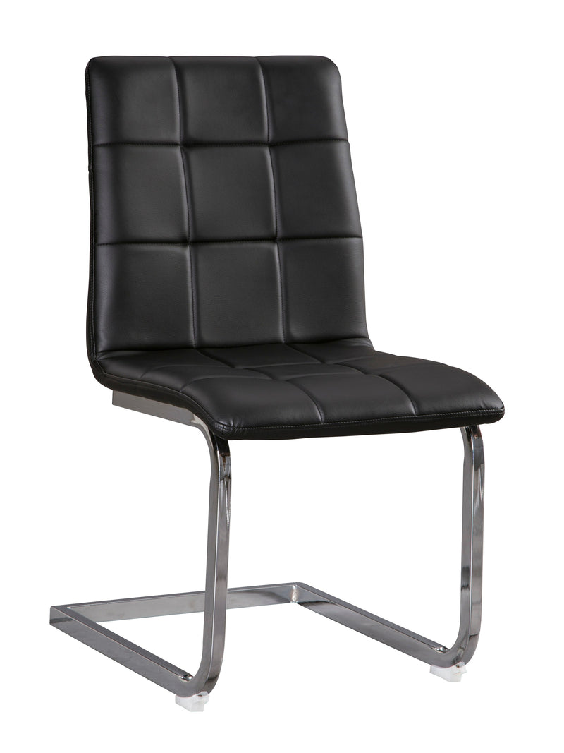 Madanere Black Chrome Finish Dining Chair