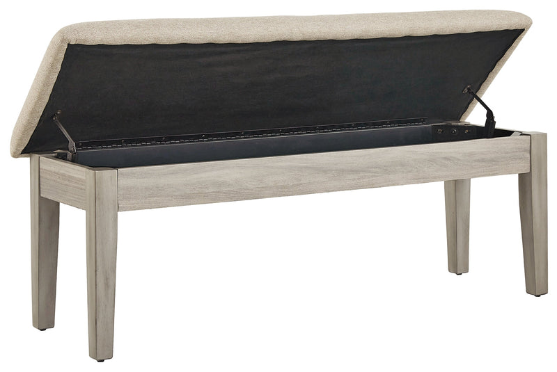 Parellen Beige Gray 48" Bench