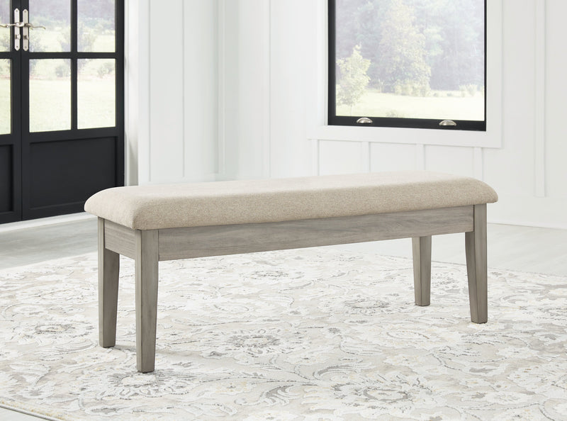 Parellen Beige Gray 48" Bench