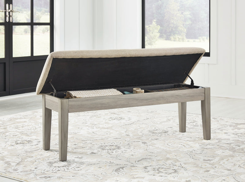 Parellen Beige Gray 48" Bench