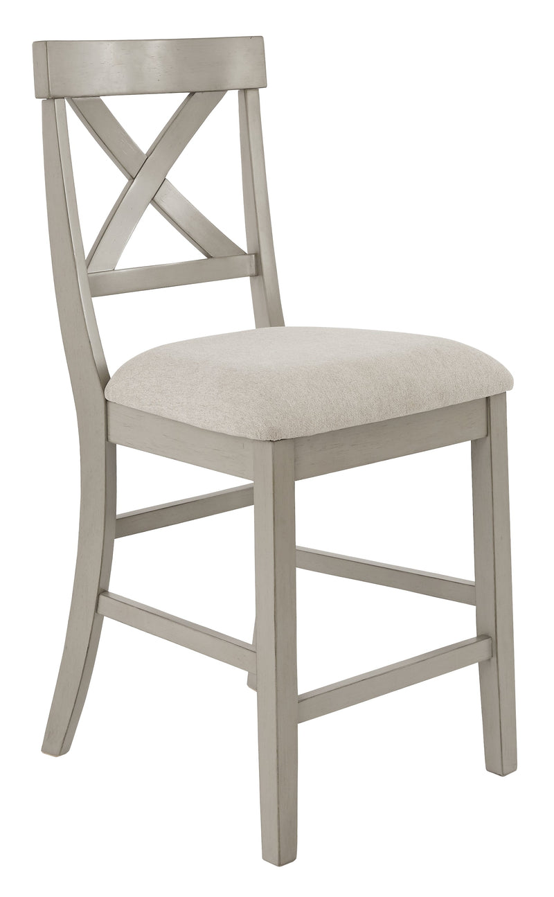 Parellen Gray Counter Height Bar Stool