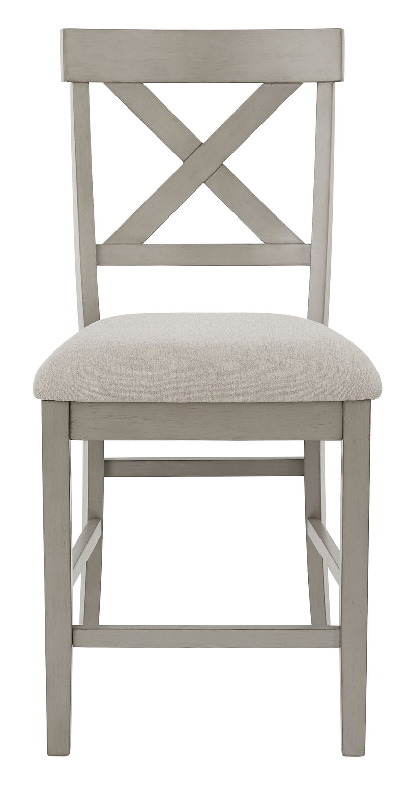 Parellen Gray Counter Height Bar Stool