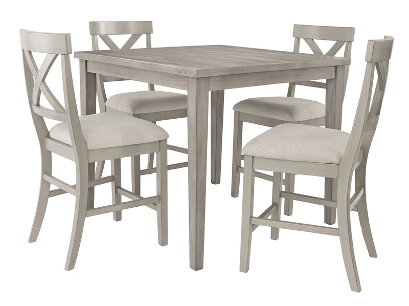 Parellen Gray Counter Height Dining Table