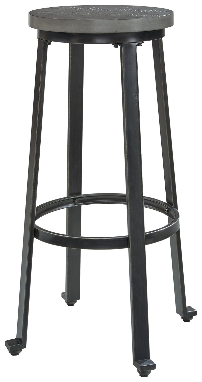 Challiman Antique Gray Bar Height Stool