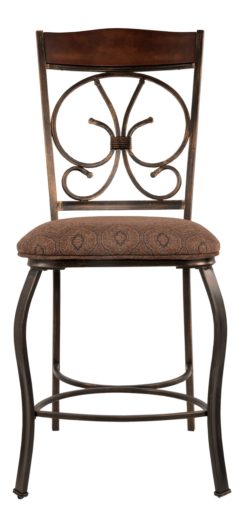 Glambrey Brown 4-Piece Bar Stool