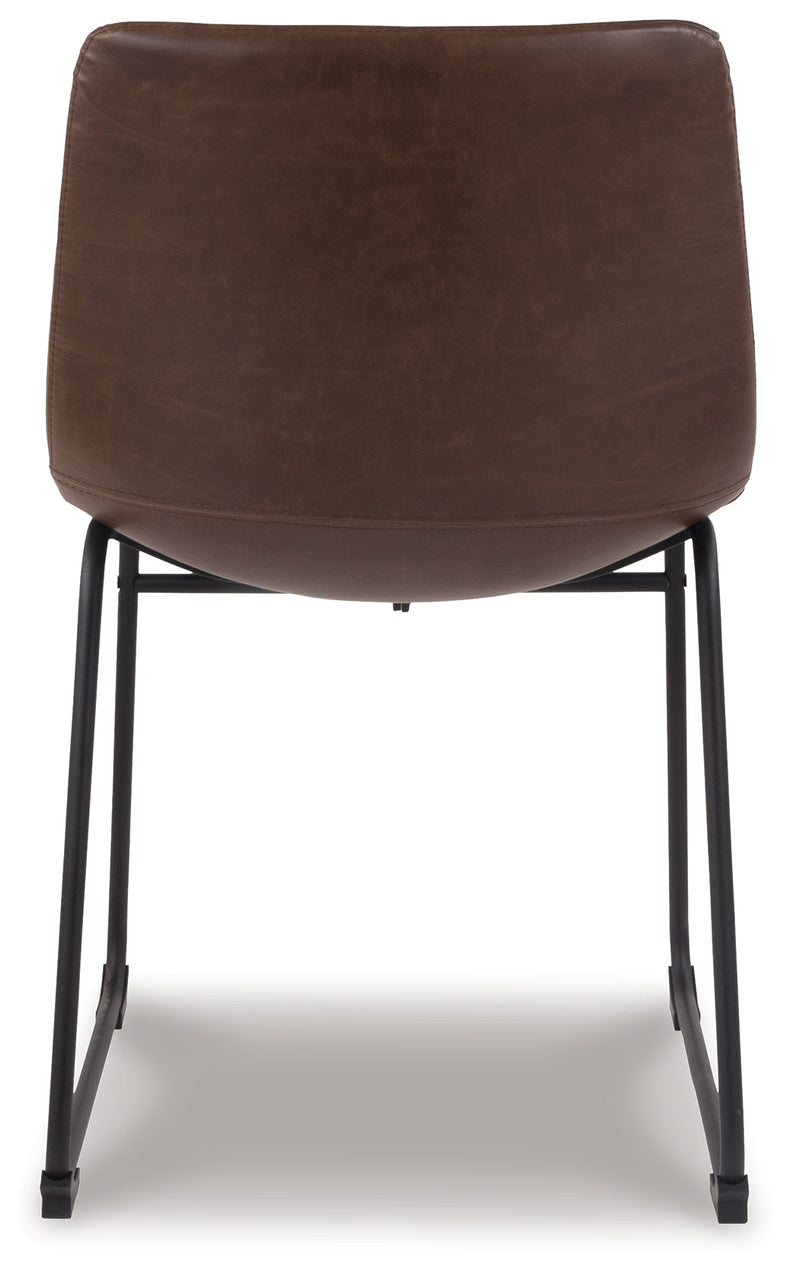 Centiar Brown Faux Leather Dining Chair