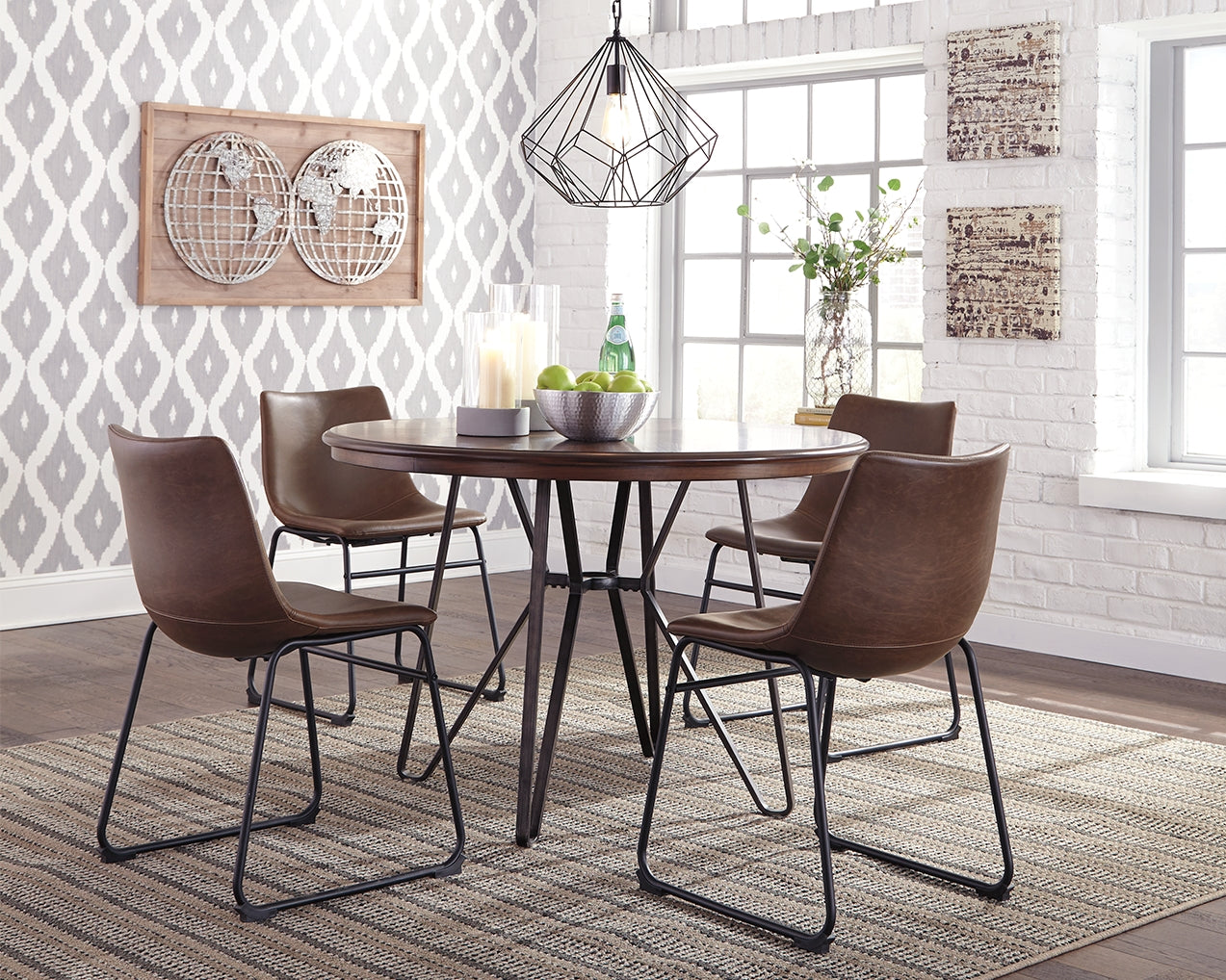 Centiar Two-Tone Brown Dining Table