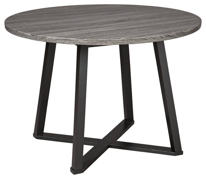 Centiar Gray Black Dining Table