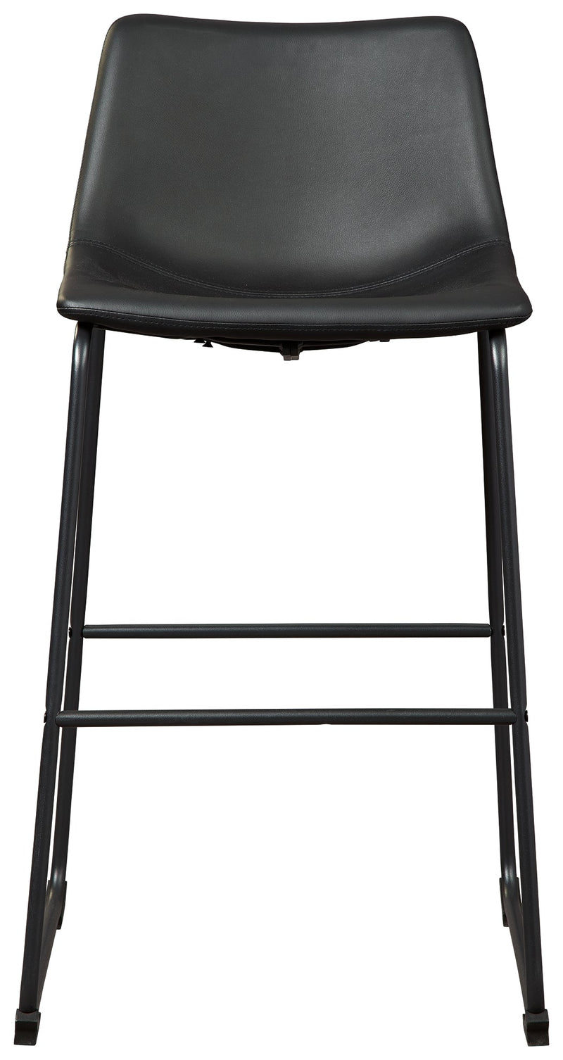 Centiar Black Pub Height Bar Stool