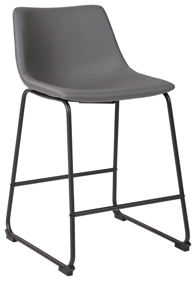 Centiar Gray Counter Height Bar Stool