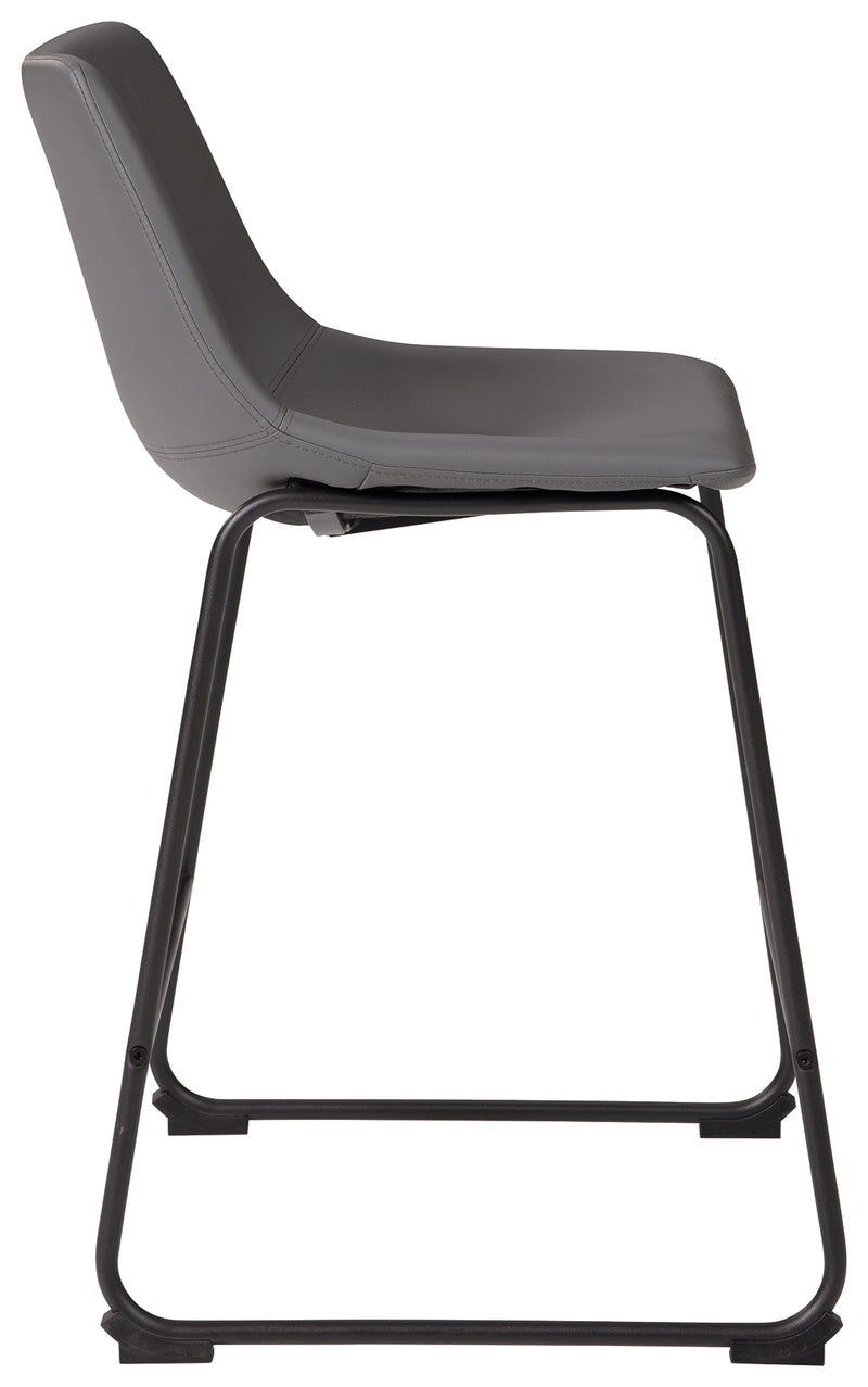 Centiar Gray Counter Height Bar Stool